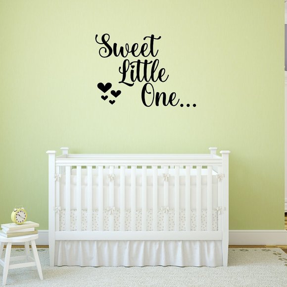 Sweet Little One Nursery Vinyl Wall Decal - Picture 3 of 9